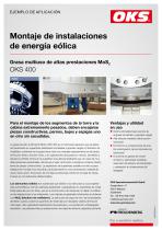 Lubricantes especiales OKS Ejemplos de aplicación para instalaciones de energía eólica - 5