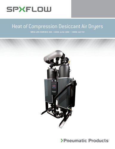 NRG-LES Series - Heat of Compression Desiccant Air Dryers