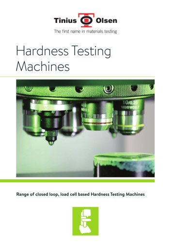 Indentation Hardness Testers