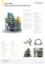 Mesh Belt Rotary Table Shot Blast Machines