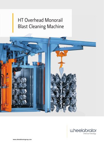 Wheelabrator HT Overhead Monorail Blast Cleaning Machine