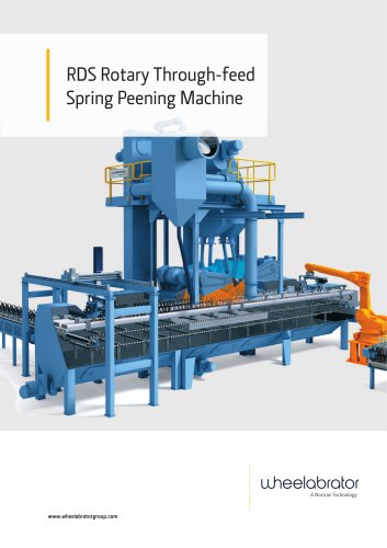 Wheelabrator RDS Rotary Through-feed Spring Peening Machine