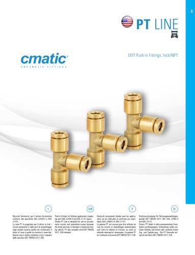 PT - D.O.T. Push-in fittings