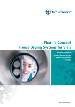 Pharma Concept - Freeze Drying Systems for Vials