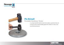 Pin Brinell Portable Hardness Tester