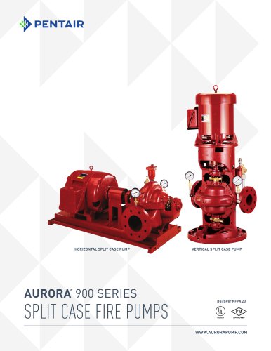 AURORA ® 900 SERIES SPLIT CASE FIRE PUMPS