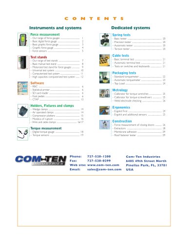 Force and torque measurement