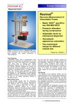 Resimat® - Recovery Measurement of Viscoelastic Foams