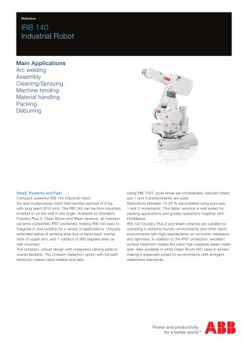 IRB 140 Industrial Robot