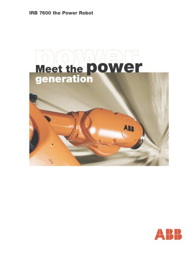 IRB 7600 - the Power Robot