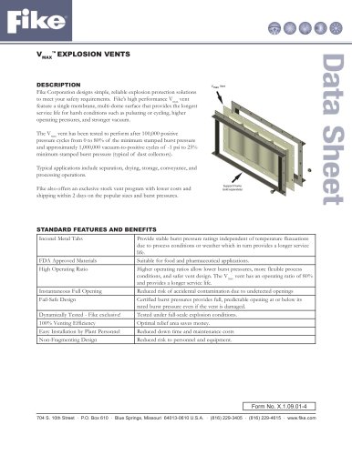 Vmax Datasheet  