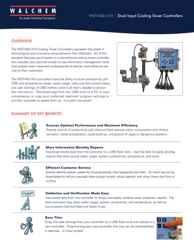 WDT400/410 | Dual Input Cooling Tower Controllers