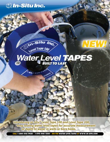 Water Level TAPES Spec Sheet