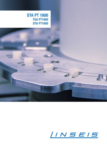 DTA PT1600 (Differential Thermal Analysis)