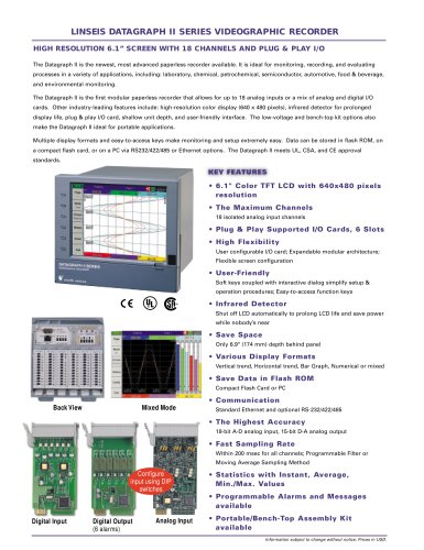 LINSEIS  DATAGRAPH II series