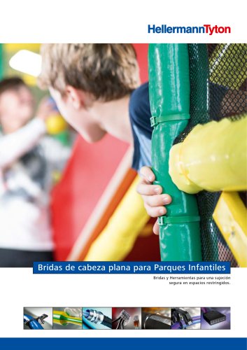 Bridas de cabeza plana para Parques Infantiles