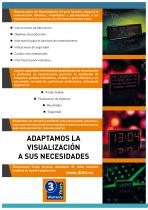 Visualizadores numéricos, alfanuméricos y matriciales  GRAN FORMATO - 2