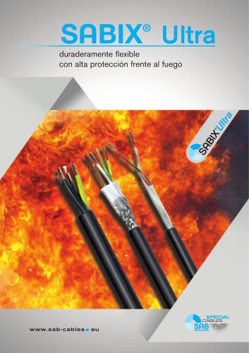 CABLE | PERMANENTEMENTE FLEXIBLE CON LA MÁXIMA PROTECCIÓN CONTRA INCENDIOS