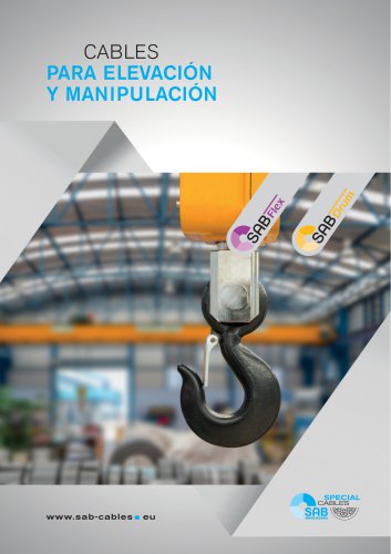 Cables para elevaci&oacute;n y manipulaci&oacute;n