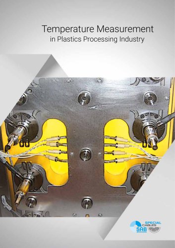 Teperature measurement in plastic processing industry