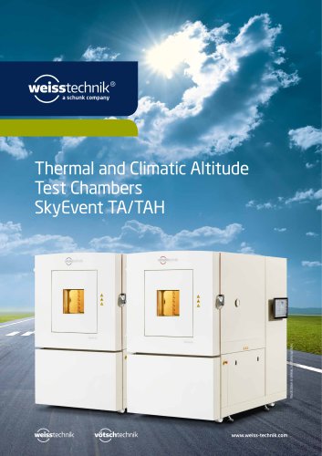 Thermal and Climatic Altitude Test Chambers SkyEvent TA/TAH