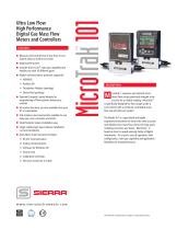 MicroTrak 101Ultra Low Flow High Performance Digital Gas Mass Flow Meters and Controllers