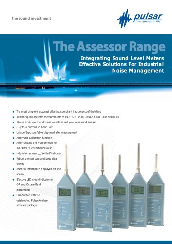 Assessor Automatic Sound Level Meter 