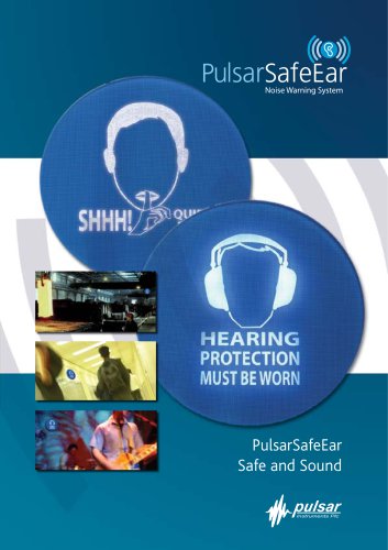 SafeEar Noise-Activated Warning Sign