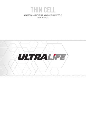 Ultralife Thin Cell Brochure