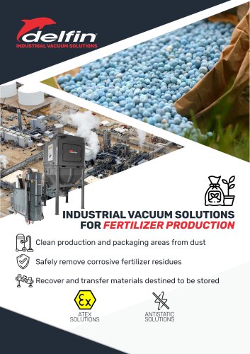 Vacuum cleaners for Fertilizer Production