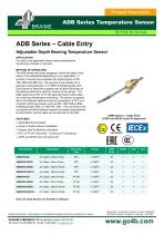 ADB adjustable depth bearing temperature sensors