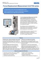 Force-Displacement Measurement Unit FSA series