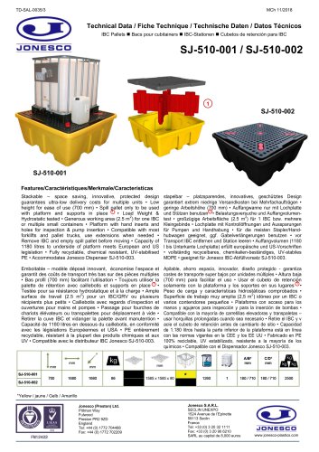 STACKABLE IBC  SPILL PALLET