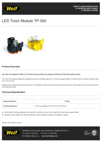 LED Torch Module TP-300