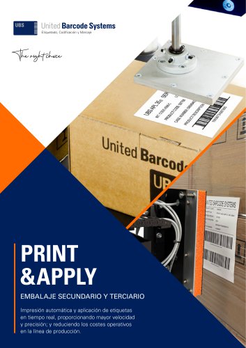 Aplicador de etiquetas autom&aacute;tico | APL Series by United Barcode Systems