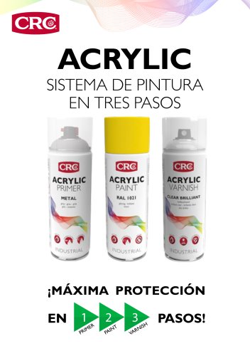 ACRYLIC SISTEMA DE PINTURA EN TRES PASOS
