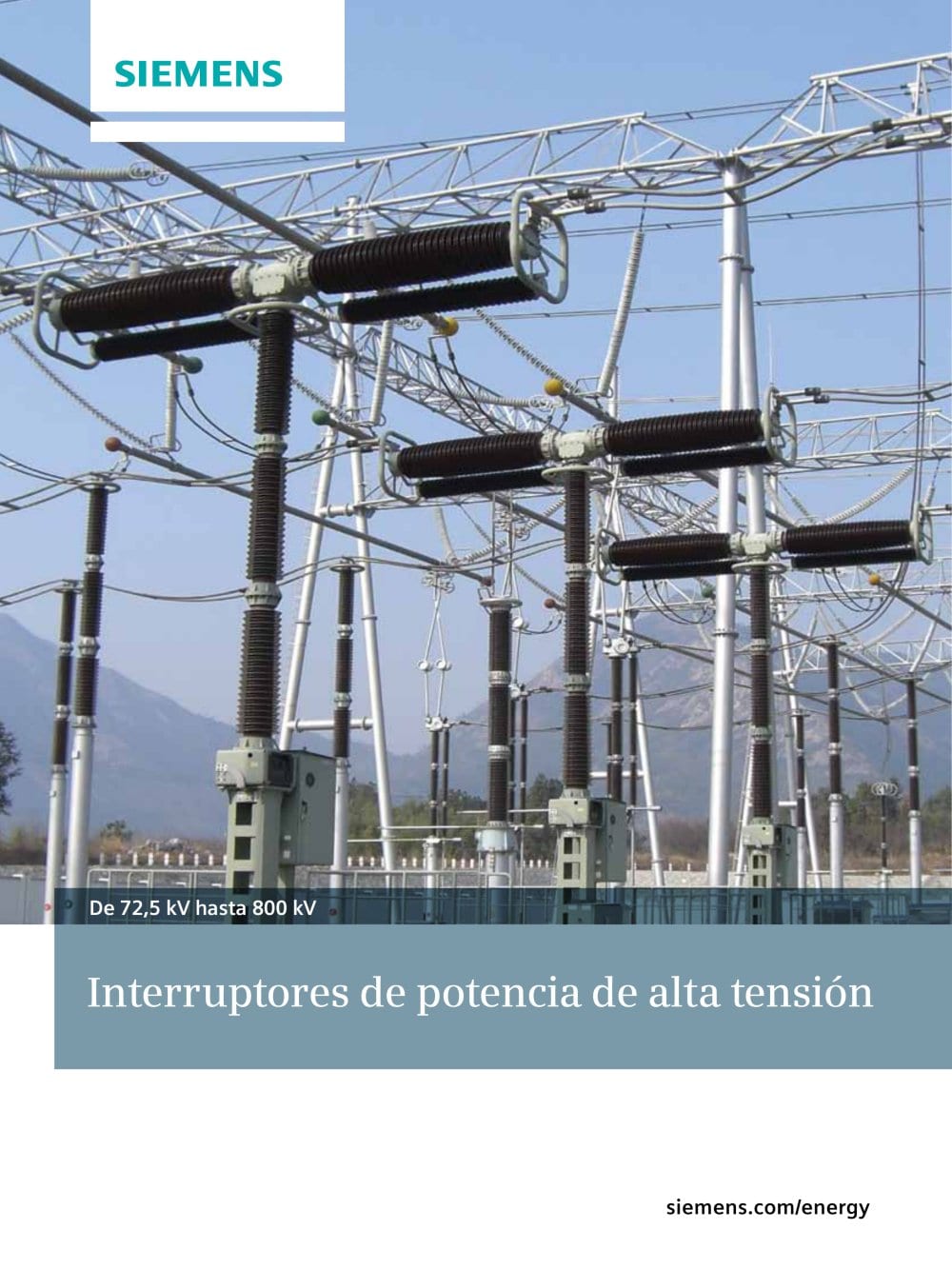 Interruptores de potencia de alta tensi&oacute;n - Siemens Energy &ndash; Power transmission