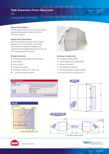 High Expansion Foam Generator