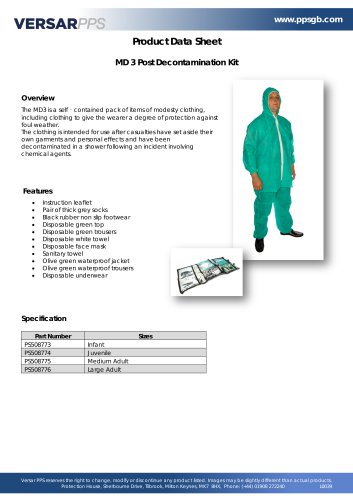 MD3 Post Decon Kit