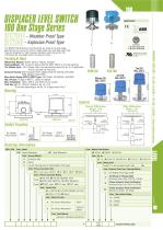Displacer level switch - EDW EDX 100