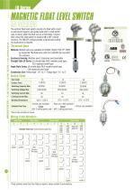 Magnetic float level switch WLS series