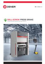 BALL-SCREW PRESS BRAKE