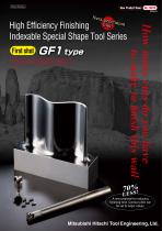 High Efficiency Finishing  Indexable Special Shape Tool Series GF1