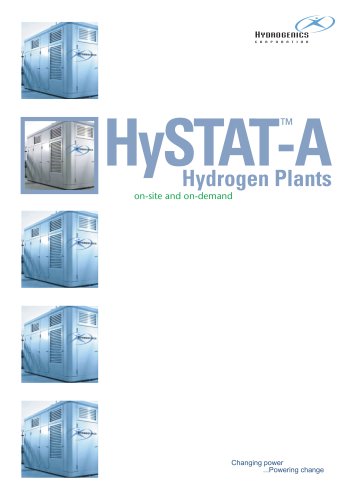 HySTAT-A Hydrogen Generator Plant