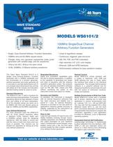 Model WS8101/2  100MHz Single/Dual Channel Arbitrary Function Generator