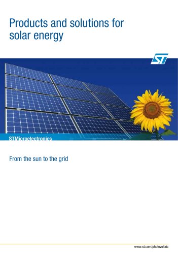 Products and solutions for solar energy