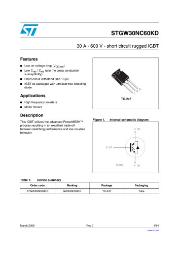 STGW30NC60KD