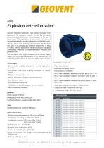 Explosion Retension Valve - ATEX