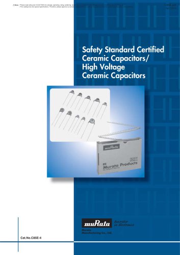 Safety Certified Ceramic Capacitors/High Voltage