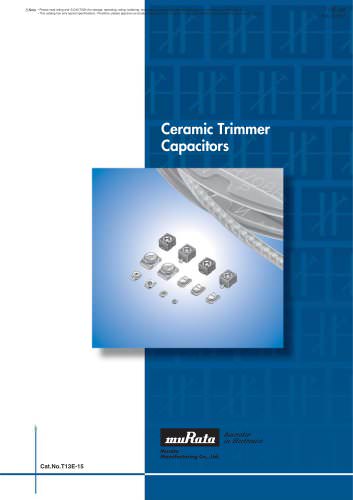 Trimmer Capacitors